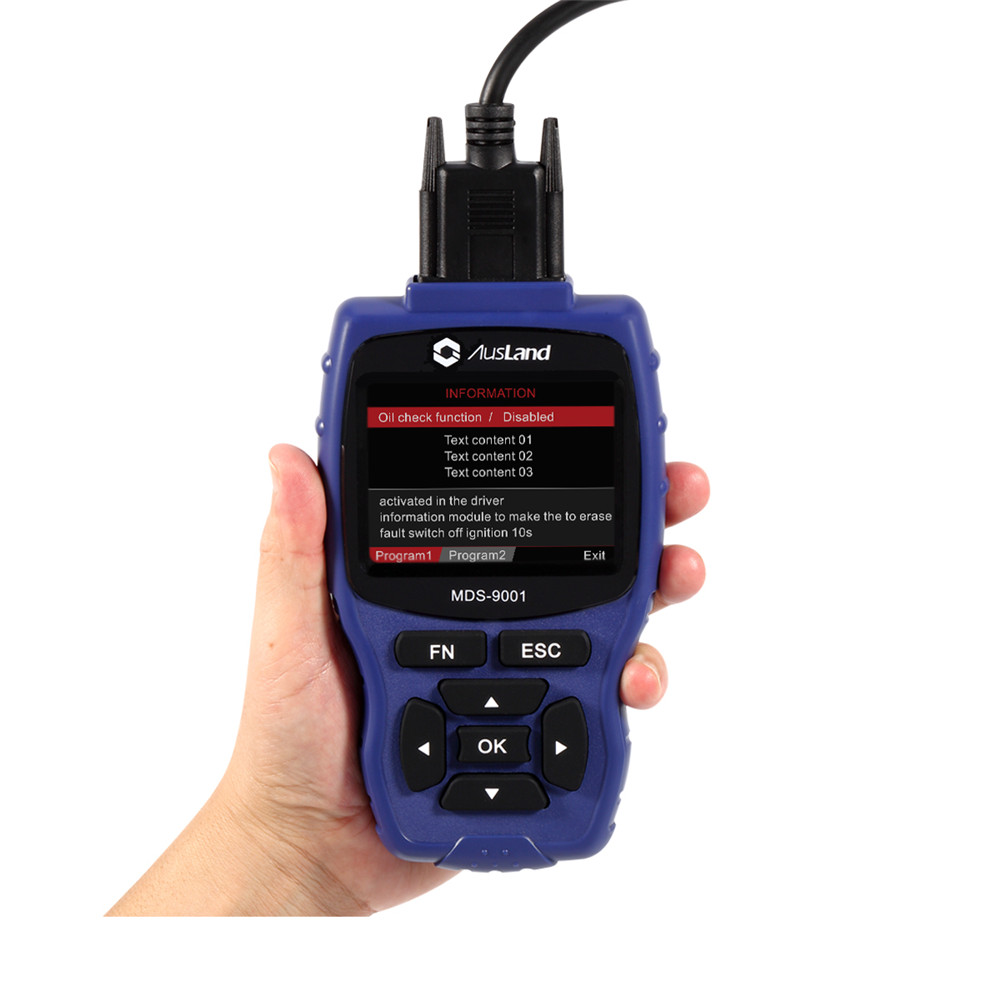 AusLand - AUSLAND MDS-9001 Single Vehicle Diagnostic Scanner Professional Diagnostic Scan Tool